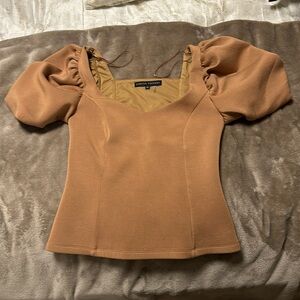 Short puff-sleeve top XS by English Factory.